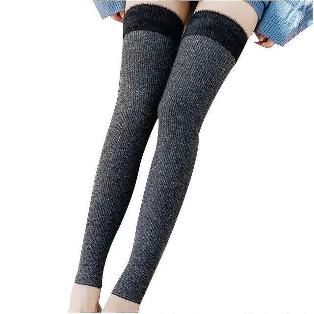 KAIYANG Calcetines de invierno para mujer que mantienen el calor, calcetines de empalme, calcetines de punto cálidos, calcetines tipo leggings
