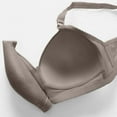 thumbnail image 6 of Feancey Women's Plus Size Wireless Bras Thin Padded Soft Supportive Bralettes Full Coverage Minimizer Bra Adjustable Straps Daily Wear Comfort Brassiere Coffee 5XL, 6 of 9