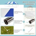 thumbnail image 4 of Erommy 13x26ft Wedding Tent, Heavy Duty Double Peaked Party Tent , 60 Person Capacity Outdoor Gazebo Pavilion Shelter for Party, White, 4 of 8