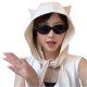 thumbnail image 1 of Sunshade Hat with Fixed Straps Fashion Japanese Style Women's Summer Sun Cap for Outdoor Summer Beach, 1 of 4