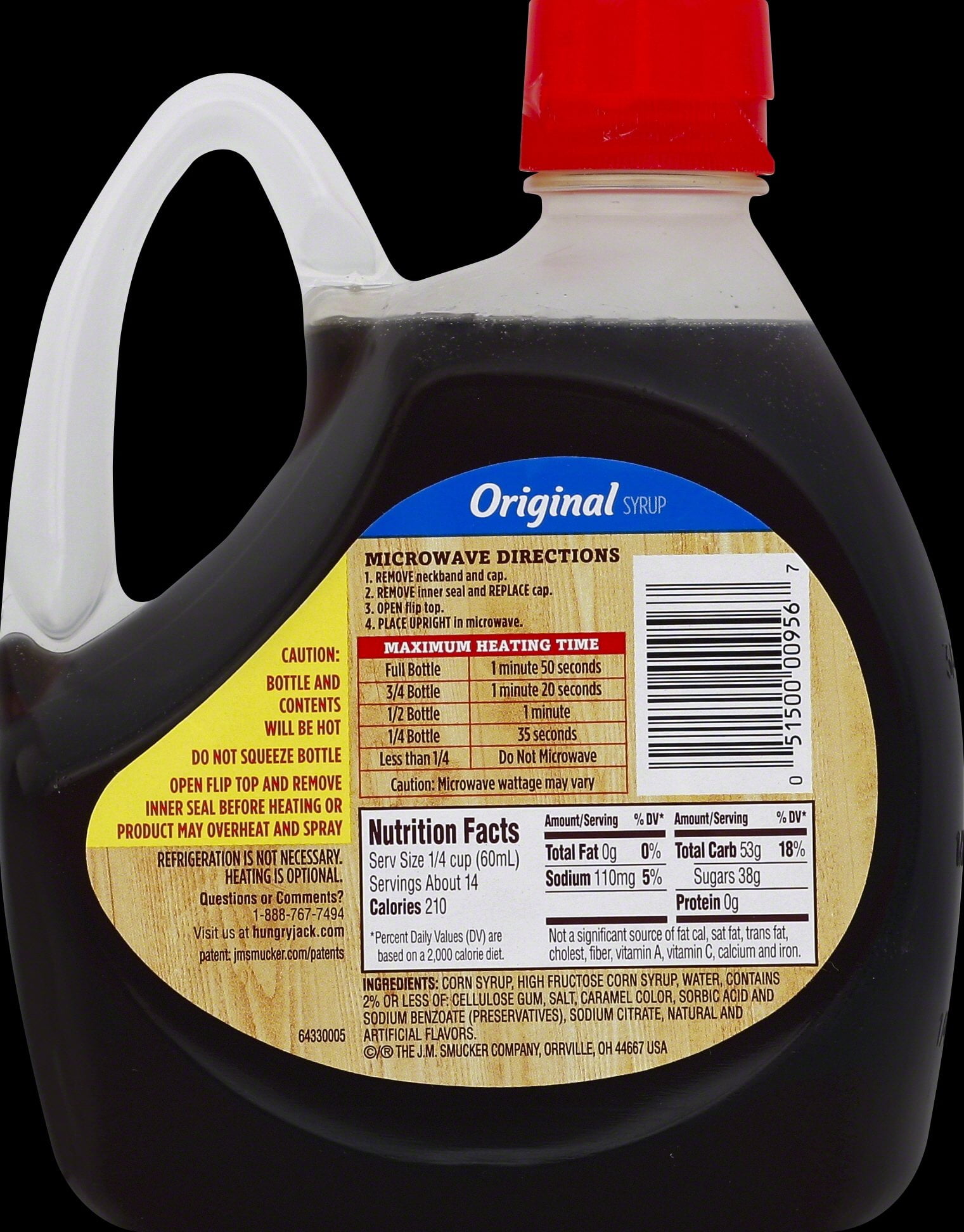 Hungry Jack Original Microwaveable Syrup, 27.6-Fluid Ounce