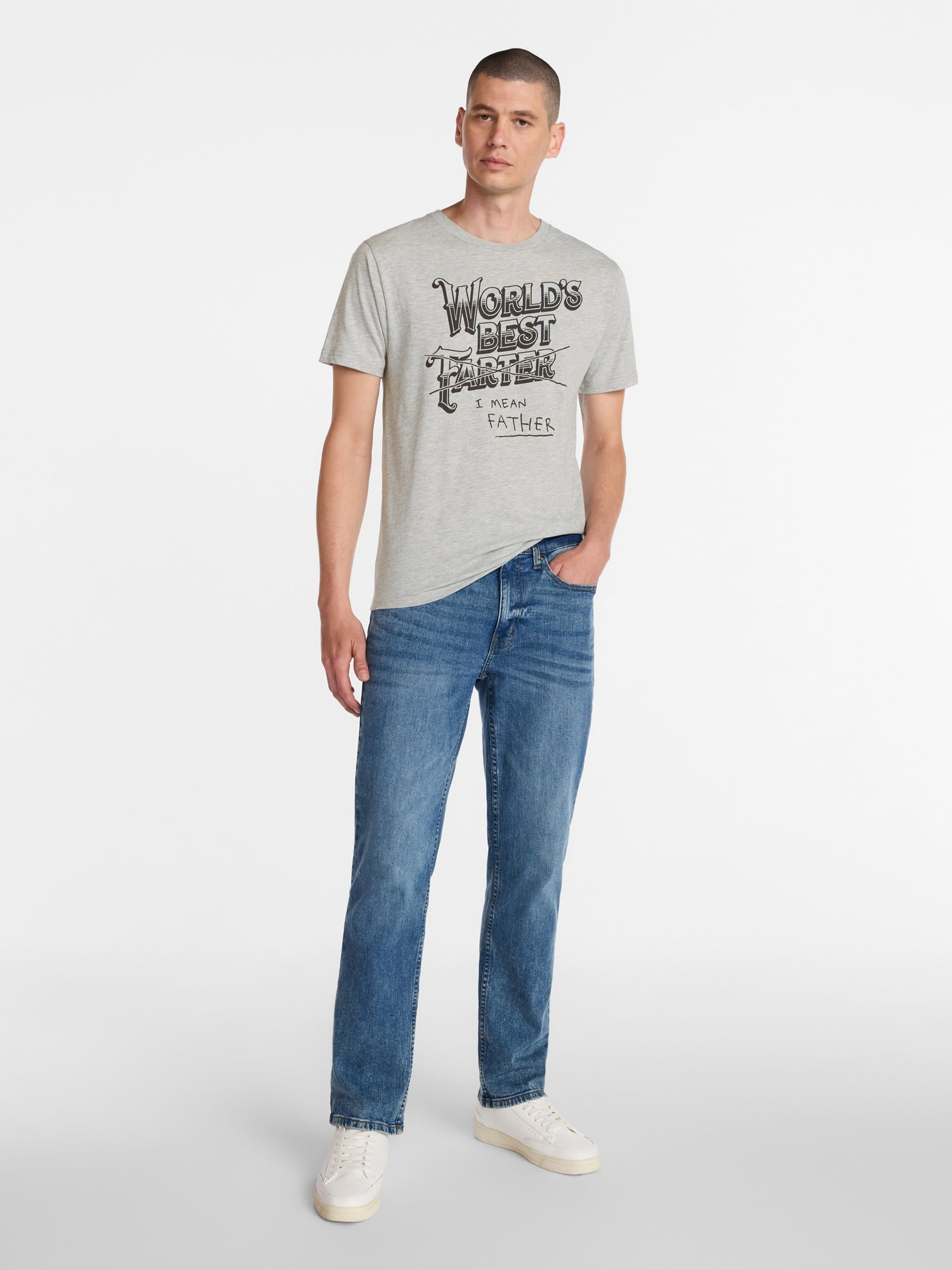 Father's Day Men's WBF1 Color Graphic Tee by Way to Celebrate, Sizes XS-5XL