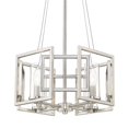 thumbnail image 1 of Golden Lighting 6068-4P PW 16 in. Marco 4 Light Pewter Pendant Ceiling Light, 1 of 1