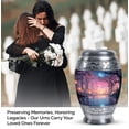 thumbnail image 3 of Magical Moonlit Forest Cremation Urns For Men - Ash Urns For Women - Large Urns For Human Ashes Adult Male - Urns For Human Men - Ashes Urns For Human with Velvet Bag Large, Funeral Urns, 10 Inches, 3 of 5