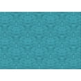 thumbnail image 1 of Ahgly Company Machine Washable Indoor Rectangle Transitional Bright Turquoise Blue Area Rugs, 6' x 9', 1 of 7