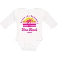 thumbnail image 3 of Inktastic Summer Enjoy the Sunshine Vero Beach Florida in Pink Boys or Girls Long Sleeve Baby Bodysuit, 3 of 5