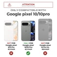 thumbnail image 2 of Dexnor for Google Pixel 10/10 Pro Case with Slide Camera Cover & 2 Front Frames & Built-in Screen Protector & Heavy-duty Kickstand, Full-body Shockproof Protective Cover Rugged Bumper Covers, Black, 2 of 7