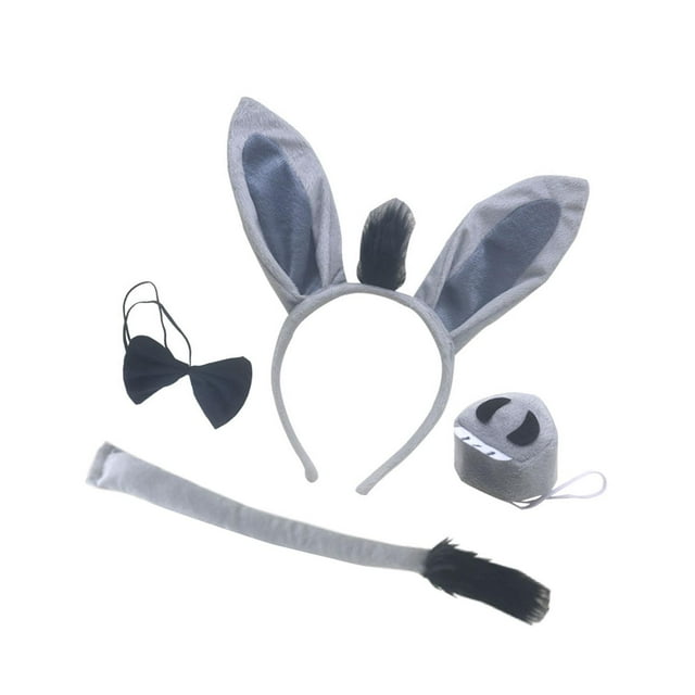 Accesorios de Disfraces de Fiesta Infantil Salvador Disfraz de Conejo 4 piezas
