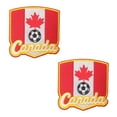 thumbnail image 1 of Parche termoadhesivo Levviye de 2 piezas para la Copa Mundial de Fútbol 2026 de Canadá, 1 of 5