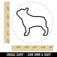 thumbnail image 2 of French Bulldog Dog Outline Rubber Stamp for Scrapbooking Crafting Stamping - Large 1-1/4 Inch, 2 of 7
