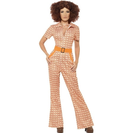 Authentic 70's Chic Women's Adult Halloween Costume, Large