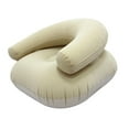 thumbnail image 4 of Luzkey Inflatable Lounge Chair Soft Inflatable Lounger for Courtyard Indoor Bedroom Beige, 4 of 8