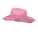 thumbnail image 2 of Sombrero de vaquero Hugo para novia rosado, 2 of 8