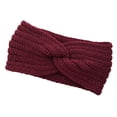 thumbnail image 1 of Diadema de ganchillo Minnieouse Banda para la cabeza deportiva Rojo púrpura, 1 of 6