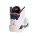 thumbnail image 3 of Jordan 6 Retro BT Little Kid's Shoes White/Infrared 23/Natural Grey 384666-104, 3 of 6