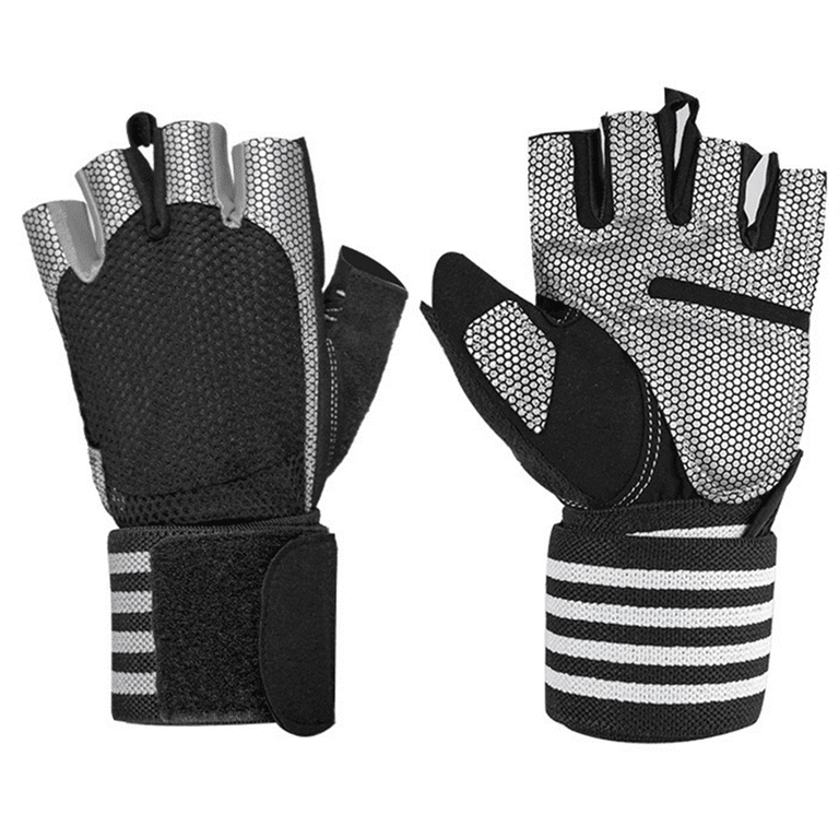Padded Weight Lifting Gloves, Gym Gloves, Workout Gloves with Built-in 19”  Wrist Wraps, Exercise Gloves for Cross Training, Pull Ups, Fitness,  Powerlifting, for Men & Women, M, Gloves -  Canada