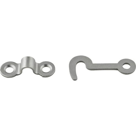

National Satin Nickel Decorative Hook and Staple (2 Count) N211017 N211017 201108
