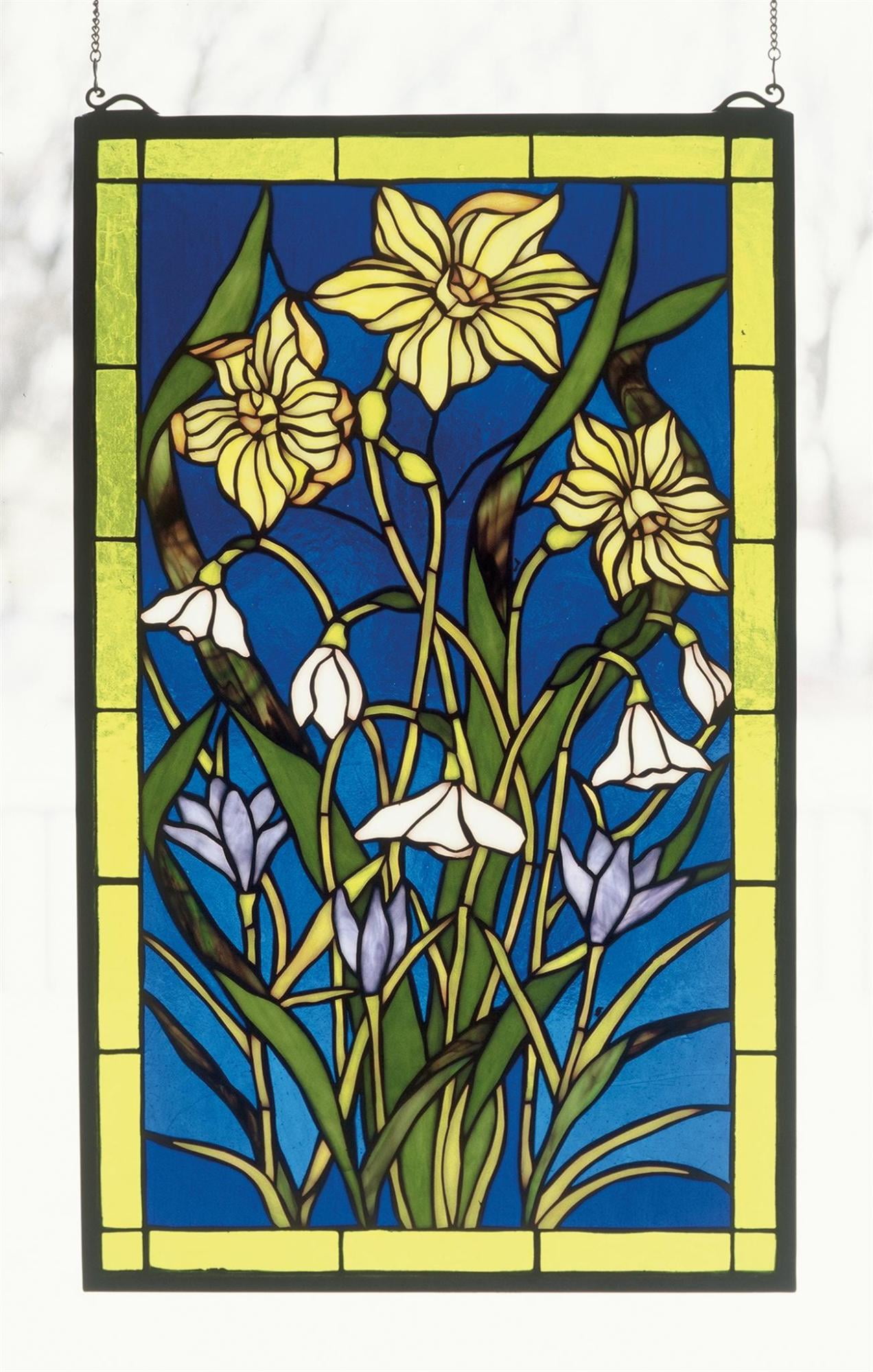 Meyda Tiffany 38738 Stained Glass Tiffany Window From The Window Garden