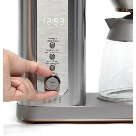 Café - Smart Drip 10-Cup Coffee Maker with WiFi - Stainless Steel
