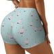 thumbnail image 1 of Fotbe Milk Tea Shorts Sin Costuras – Shorts Deportivos de Cintura Alta para Mujer, Elásticos para Gimnasio, Yoga, Running o Ciclismo-Medium, 1 of 8