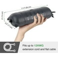 Outdoor Extension Cord Safety Cover with Waterproof Protector Seal