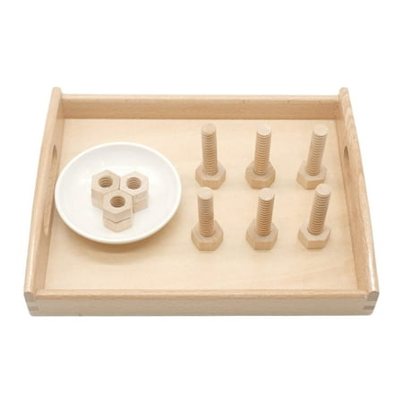 

Nuts and Bolts Set Fine Montessori Assembling Screw Toys for Kids Children