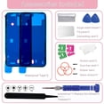 thumbnail image 4 of Reemplazo de cristal trasero ZNZHKR 15 para iPhone 15 rosa de 6.1 pulgadas, 4 of 7