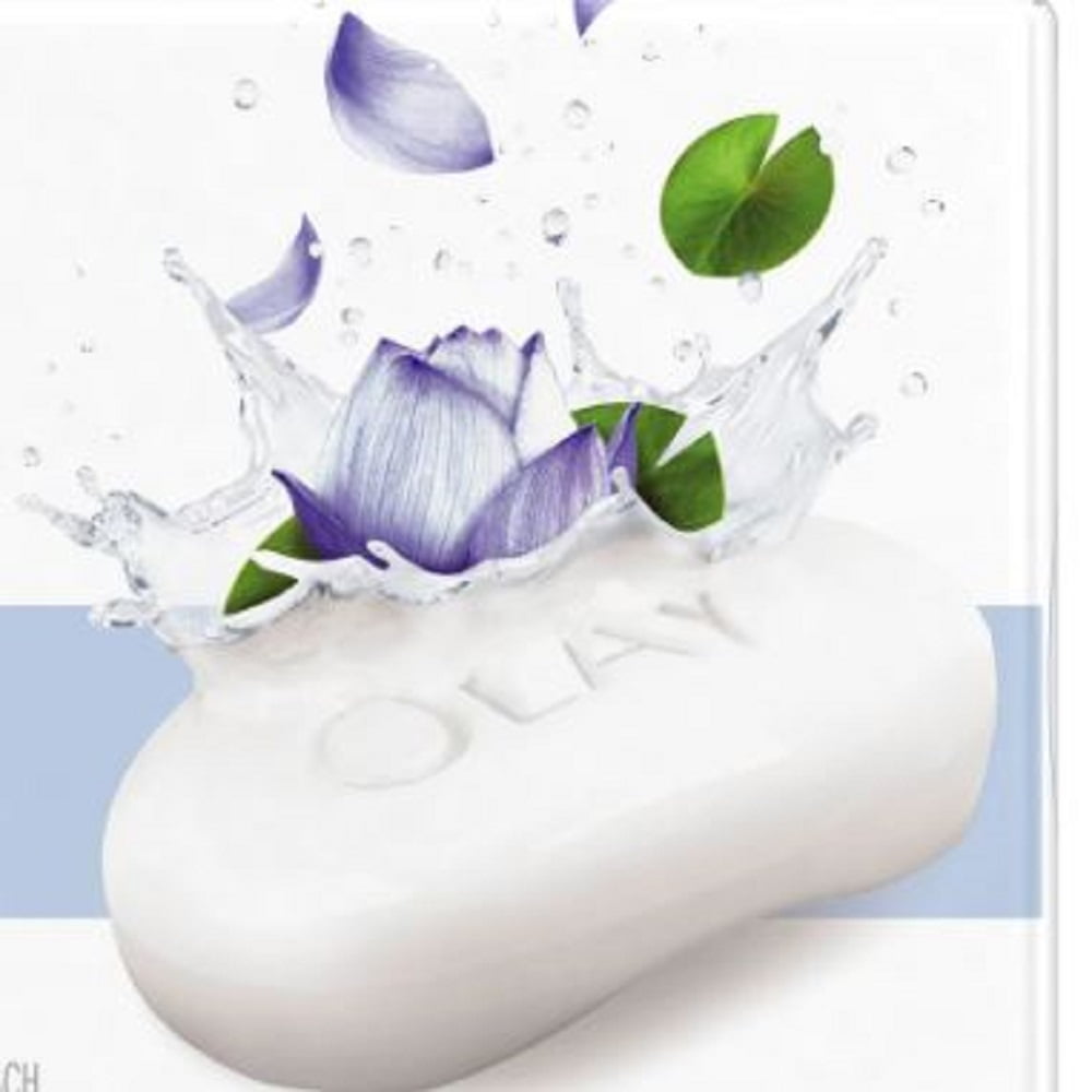 Olay Ultra Fresh Cleansing Bar Soap, Water Lily, 4 Ounce (Pack of 16)