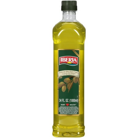 (3 Pack) Iberia Extra Virgin Olive Oil & Sunflower Oil, 34 fl