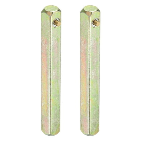 Uxcell Spring Door Knob Spindle 75x8mm, 2 Pack Door Handle Spindle Bar Carbon Steel for Most Mortise Type Door Knobs