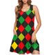 thumbnail image 2 of Vestido Casual de las Mujeres sin Mangas en Gradiente Cuello de Tripulación, Vestido Ligero de Primavera Y Verano de Poliéster, 2 of 7