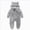 A113-Grey, variant on boobe Newborn Infant Baby Boys Girls Snowsuit Winter Coat Solid Bear Warm Fleece Hooded Footed Romper Jumpsuit Outfits