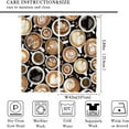 thumbnail image 3 of Coffee Kitchen Window Curtains, Coffee Design Coffee Theme Room Darkening Rod Pocket Windows Door Curtain for Kitchen Canteen Cafe Shop Decro 42x84in, 3 of 6