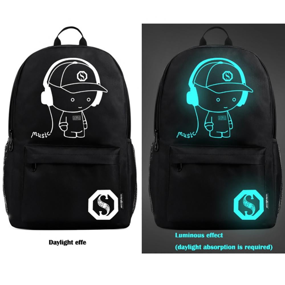 Fitup Anime Cartoon Luminous Backpack with USB Charging India | Ubuy