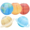 thumbnail image 3 of 5Pcs Planet Paper Lanterns Outer Space Decorations Solar System Planets Lantern for Kids, 3 of 8