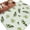 Green Black, variant on 3'x5' Rug for Living Room Bedroom, Green Olive Branches Washable Area Rugs Non-Slip Carpet Mats, Spring Pastoral Leaves Botanical Indoor Low Pile Area Rug Runner for Kitchen, Mudroom