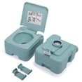 thumbnail image 3 of YYAO Portable Toilet, 5.3 Gallon Large Waste Tank, Indoor&Outdoor Toilet for RV/Camping/Hiking/Boating, 3 of 9