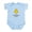 Sky Blue, variant on CafePress - Insurance Chick Infant Bodysuit - Baby Light Bodysuit, Size Newborn - 24 Months