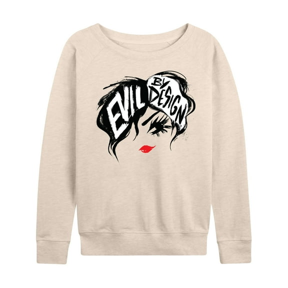 Disney's Cruella - Evil By Design - Women's Lightweight French Terry Long Sleeve Shirt
