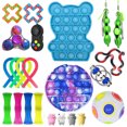 thumbnail image 4 of TheFound Colorful Plastic Pop Tube DIY Stretched Plastic Pop Sensory Toy, 4 of 5