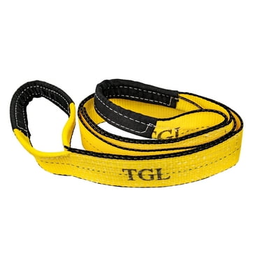 TGL 3", 8' Tree Saver, Winch Extension Tow Strap, 30,000 lbs Break Strength