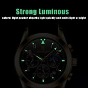 Poedagar men watch luxury business quartz watches stainless stain strap sport Chronograph mens wristwatch waterproof luminous