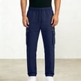 thumbnail image 1 of Pantalon Décontracté pour Homme pour les Loisirs Quotidiens et l'Extérieur, Pantalon Cargo Durable avec Multiples Poches pour Voyage, Randonnée, Confort, 1 of 6