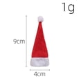 thumbnail image 4 of 50pcs Christmas Decorations Mini Candy Hat Christmas Lollipop Hat Christmas Non Woven Felt Cap ---4*1.6inch, 4 of 5