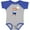 Baseball Heather and Royal, variant on Inktastic Volleyball Player Boys Cute Monkey Boys Baby Bodysuit