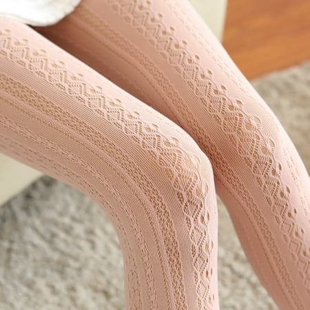

FZM Women Retro Slim Transparent Carved Lace Stockings Pantyhose Hollow Socks Tights Stocking