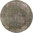 thumbnail image 1 of Ahgly Company Machine Washable Indoor Round Industrial Modern Bullet Shell Brown Area Rugs, 4' Round, 1 of 7