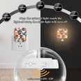 thumbnail image 4 of Yayeee LED Night Lights with Motion Detectors Auto Dusk to Dawn Light Sensors, 2 Pack, Retro Geometric, 4 of 7