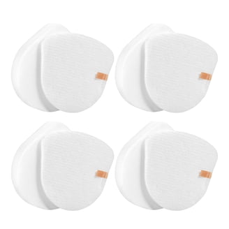 8-Pack Pre-Motor Foam & Felt Filter Set For Shark Rocket Zero-M & DeluxePro UltraLight Vacuums – Replaces XPMFK320, 1084FTV320 (No-Hole Type)