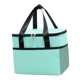 thumbnail image 5 of Bolsa térmica aislante para alimentos, organizador de bolsas de mano, gruesa, duradera, térmica, portátil azul, 5 of 9